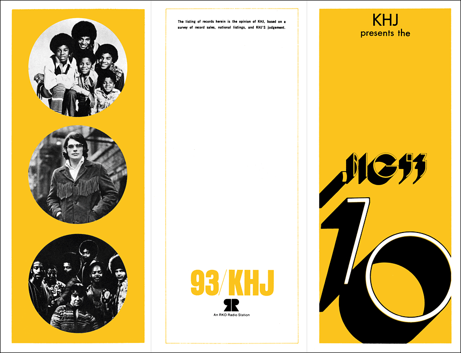 KHJ Big 93 of 1970 Covers