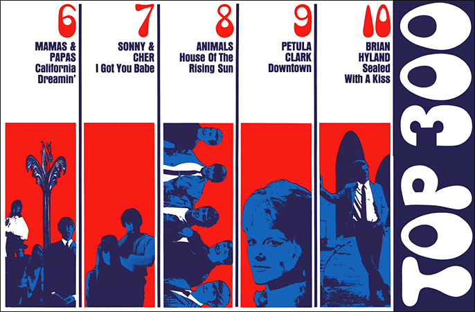 KHJ Top 300 of 1967 Pages 4 and 5